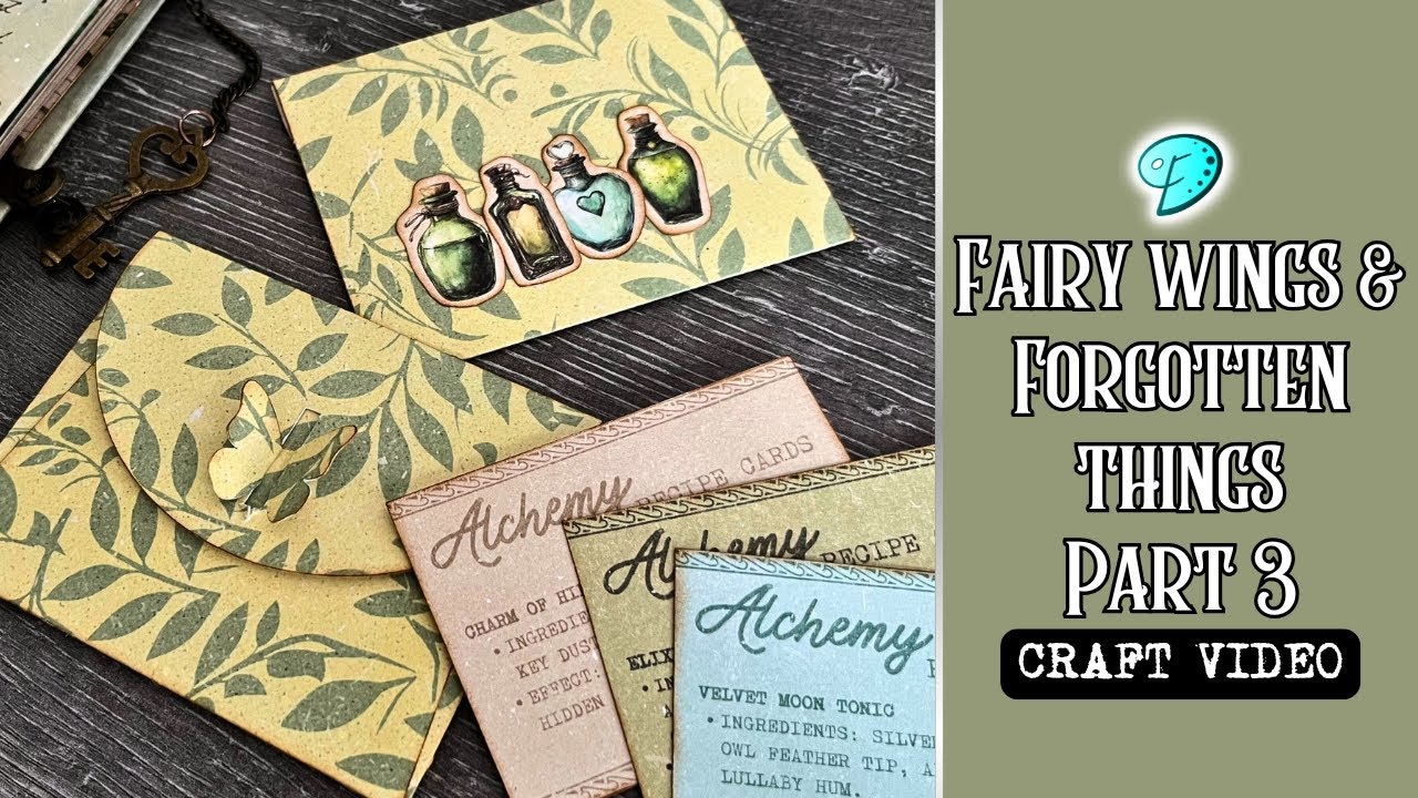 Fairy Wings & Forgotten Things Collab Day 30 Tutorial by Emily Designs #junkjournal