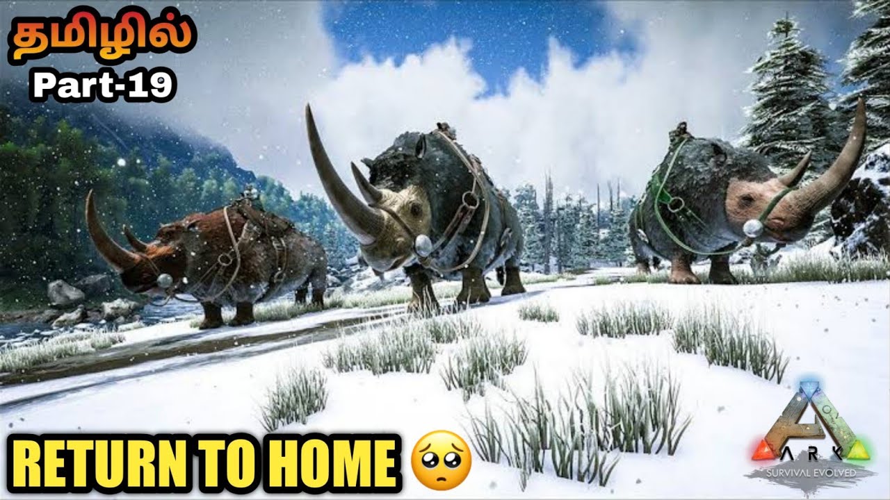 Ark Survival Evloved| Ark Survival Evolved Gameplay Tamil| Woolly Rhino tame |Jinesh Gaming |part-19