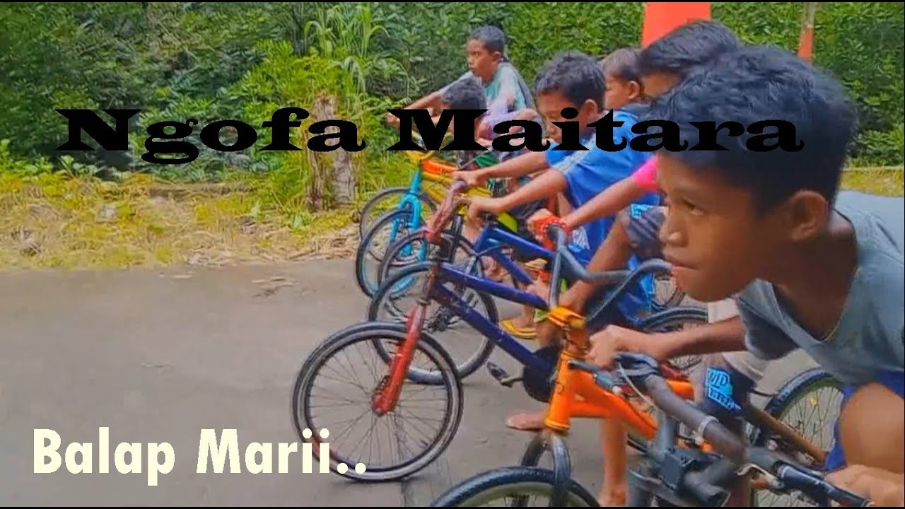 Bocah Ngusu Lenge, Bermain Balap Sepeda (Anak  Maitara )