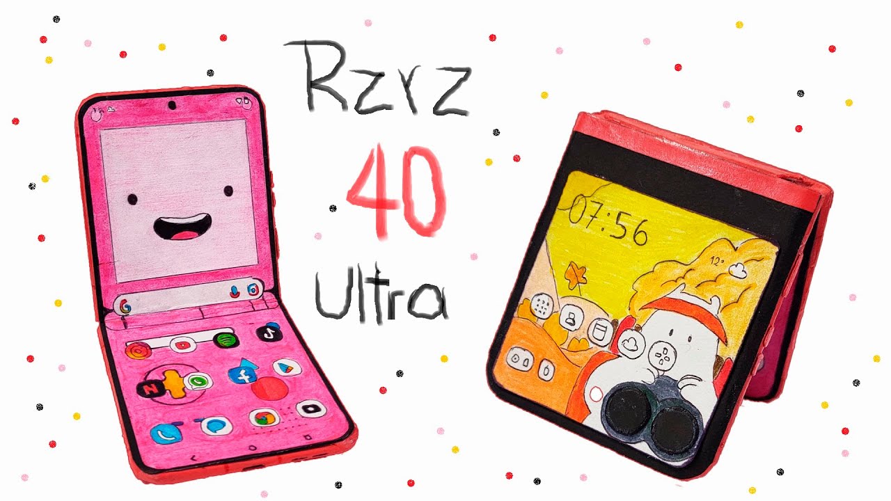 Cómo hacer un Motorola Razr 40 Ultra de (CARTÓN) | TUTORIAL |