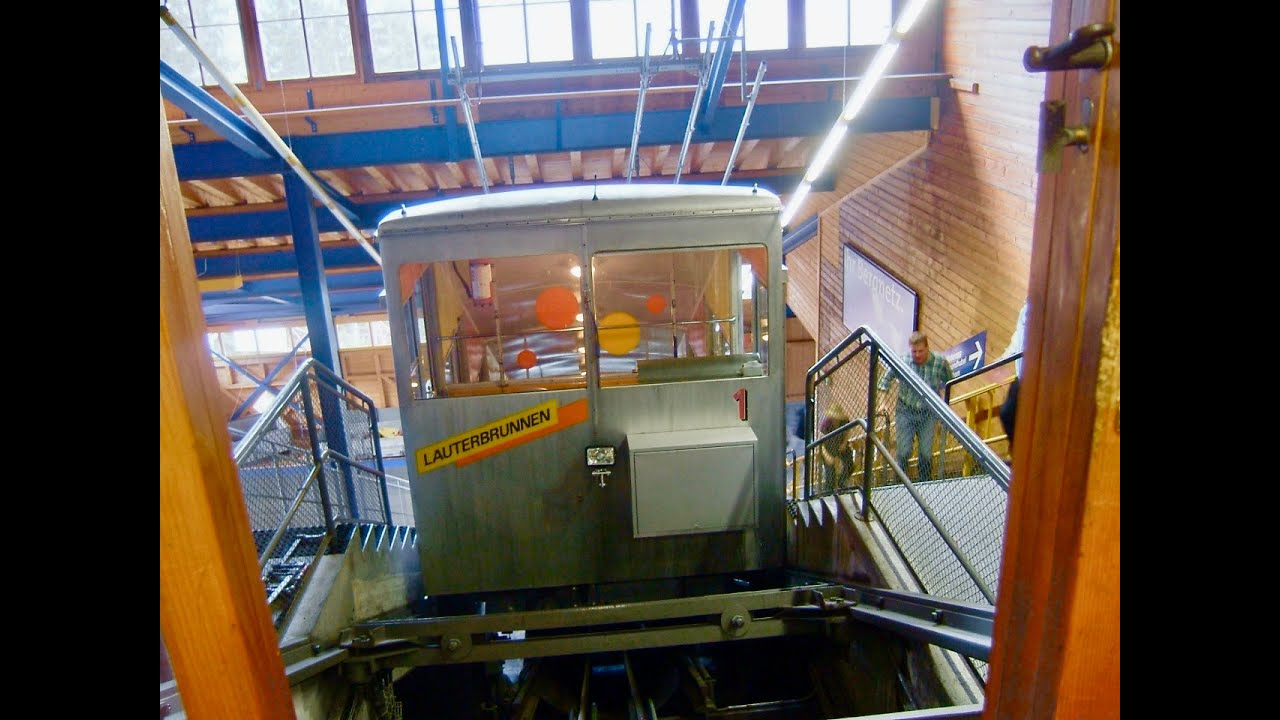 Letzte Fahrten der Drahtseilbahn Lauterbrunnen-Grütschalp 2006