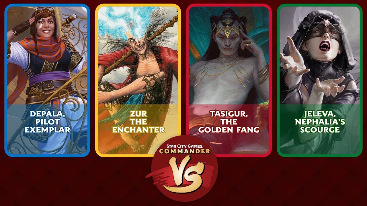 Commander VS S14E6: Depala vs Zur vs Tasigur vs Jeleva [EDH]