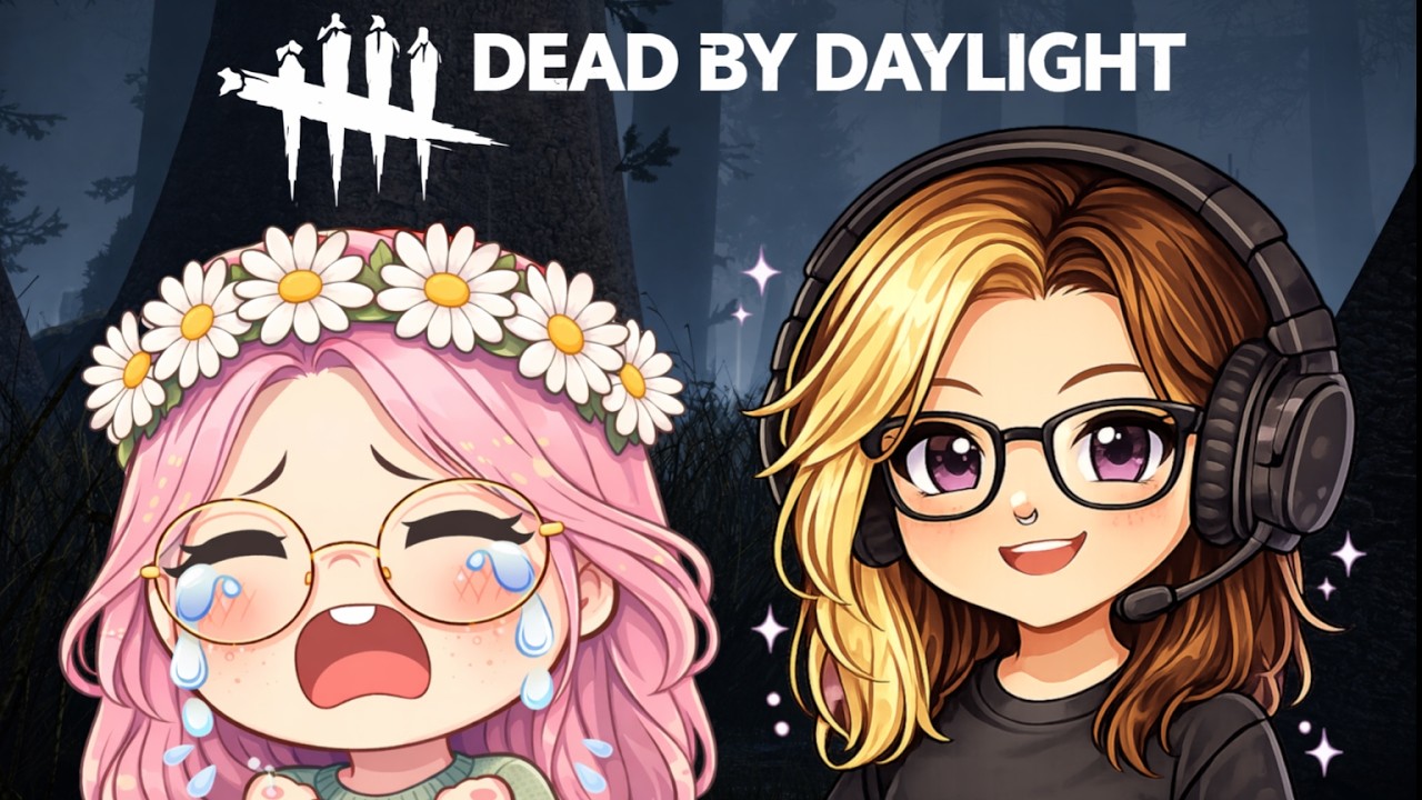 LadyPurpleTTV Tries to Keep Me Alive | My First Time Playing Dead by Daylight!