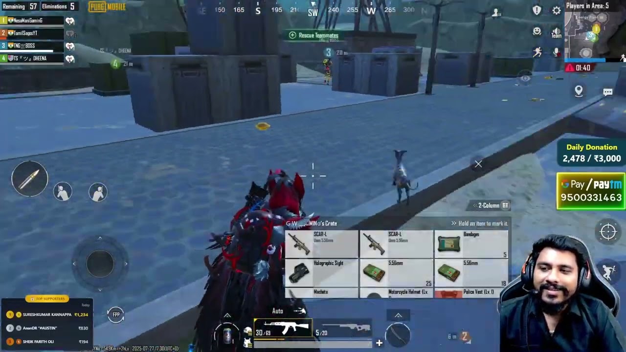 1 Kill = ₹500 💸 Challenge! வெறித்தனமான வேட்டை aarambam 😈🔥#pubgmobile  #TamilGaming #nesamanigaming