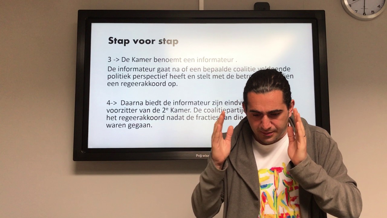 Mr. Volkan Tasdan - kabinetsformatie (HAVO/VWO)