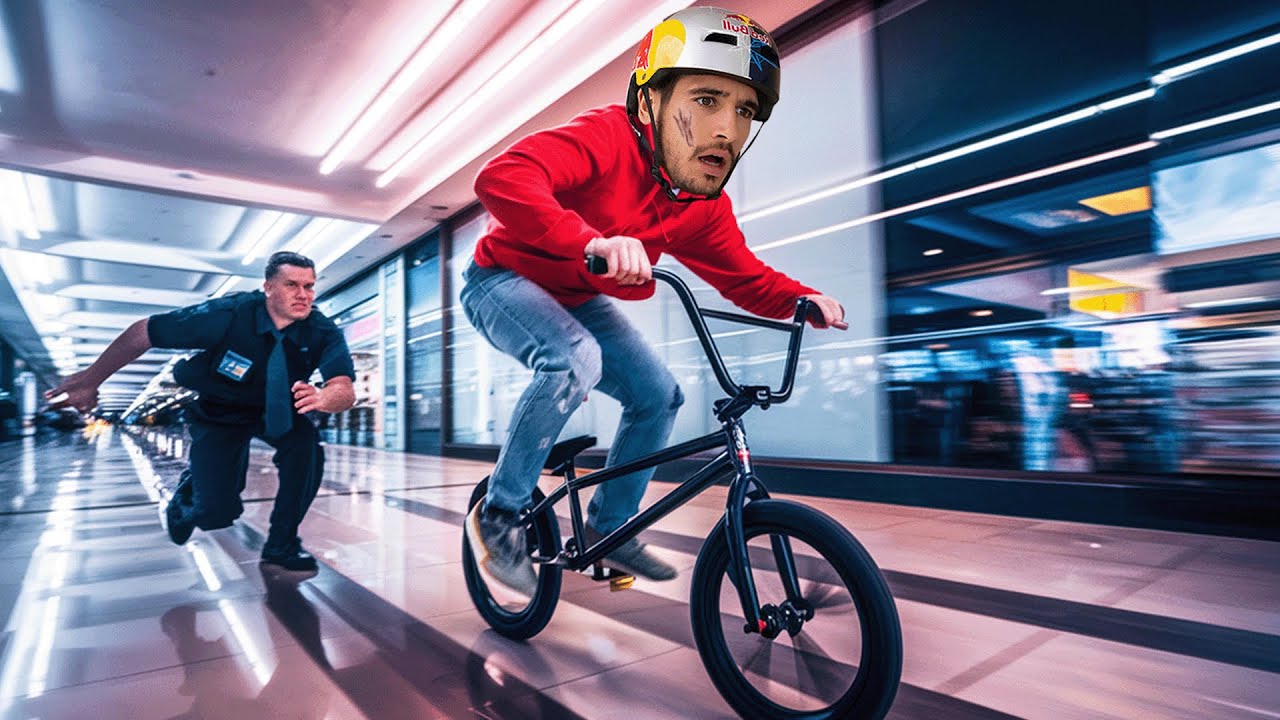 24 Saat Boyunca AVM&rsquo;de Bmx Hareketleri Yapmak!