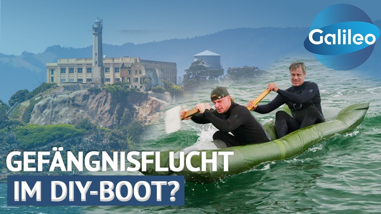 LEGENDÄRE Gefängnisflucht im SELBSTGEBAUTEN Boot! Mythos Alcatraz Teil 2 | Galileo