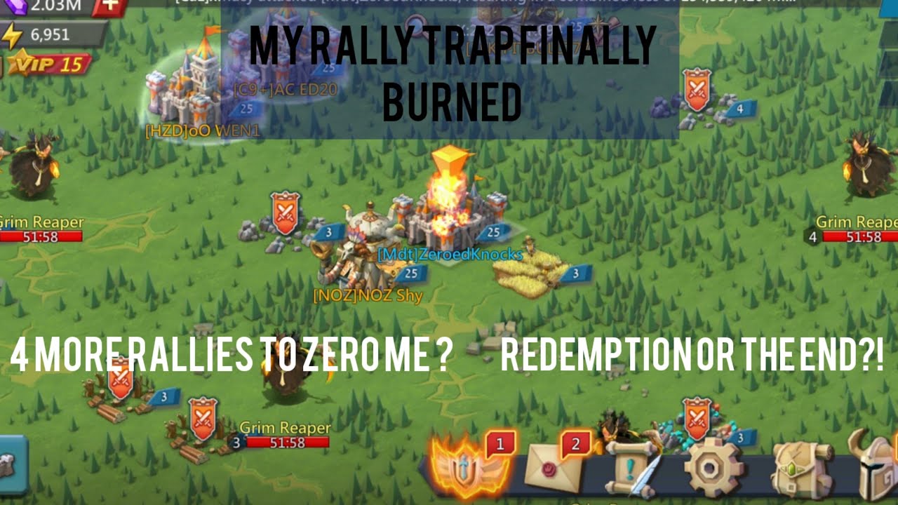 My rally trap burned| My greatest Comeback ever?| Lords Mobile
