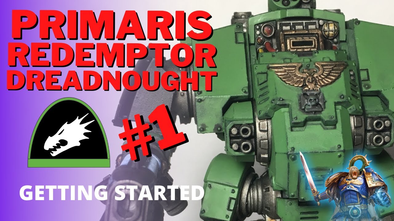 BUILD WITH ME: Primaris Redemptor Dreadnought #1: Body, Legs & Armour