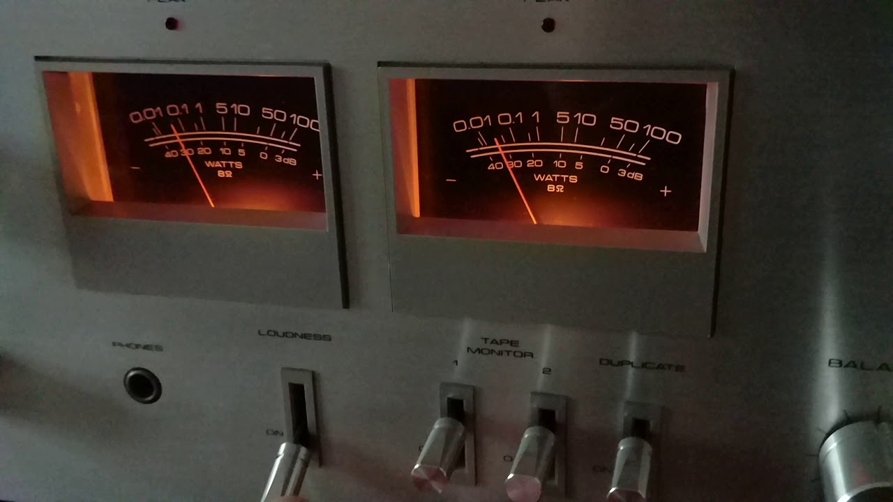 Pioneer vintage amplifier SA-706 test and demo