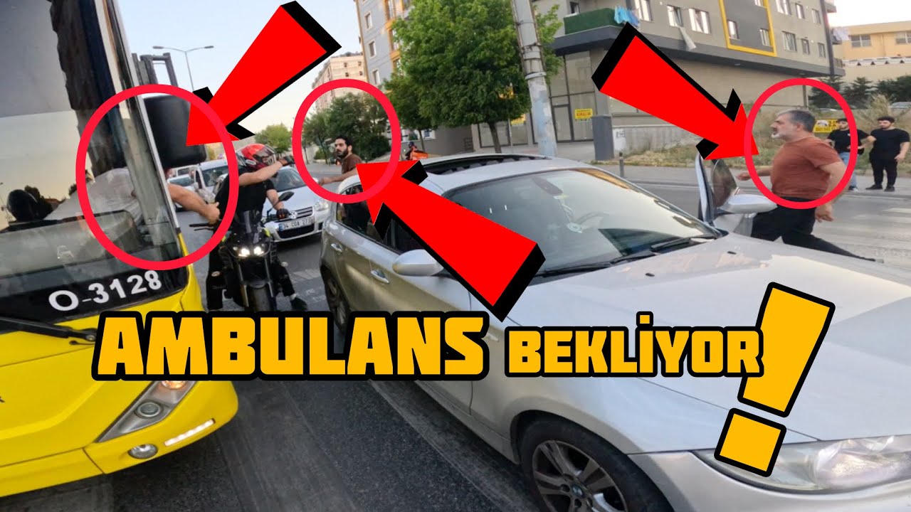 TRAFİKTE GERGİN ANLAR !!