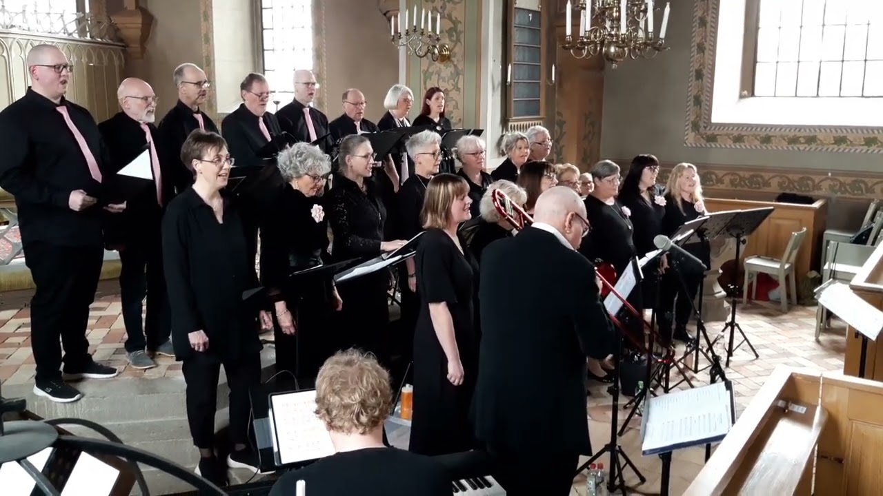 Lollokören, Nisse Landgren, Beatrice Järås i Bösarps kyrka 240421 O klang och jubeltid