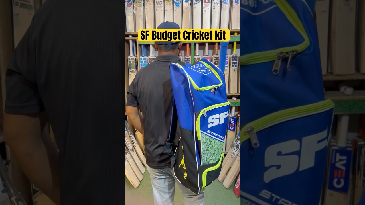 SF Budget Cricket Kit ❤️&zwj;🔥 #cricket #batreview #cricketequipment #cricketlover #cricketgear