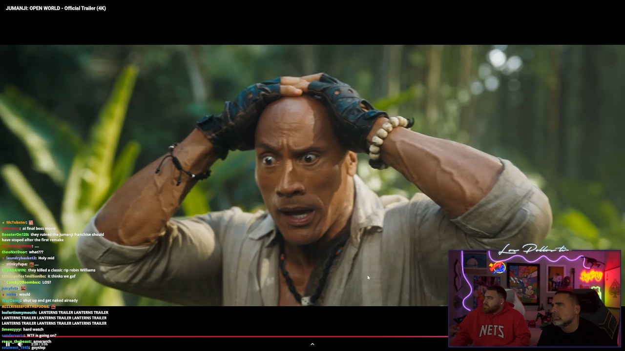 LosPollosTV и Wad смотрят трейлер НОВОЙ JUMANJI: OPEN WORLD & LANTERNS!