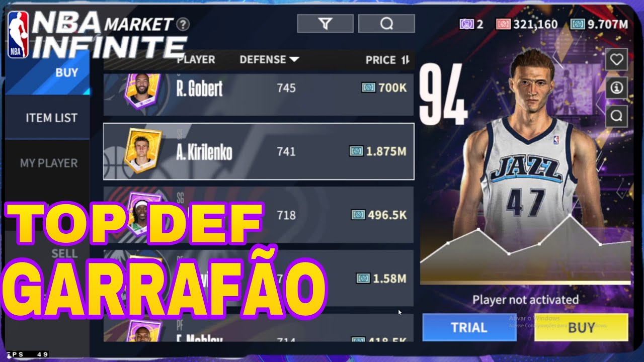 NBA INFINITE TOP 7 DEFENSORES DE GARRAFÃO 