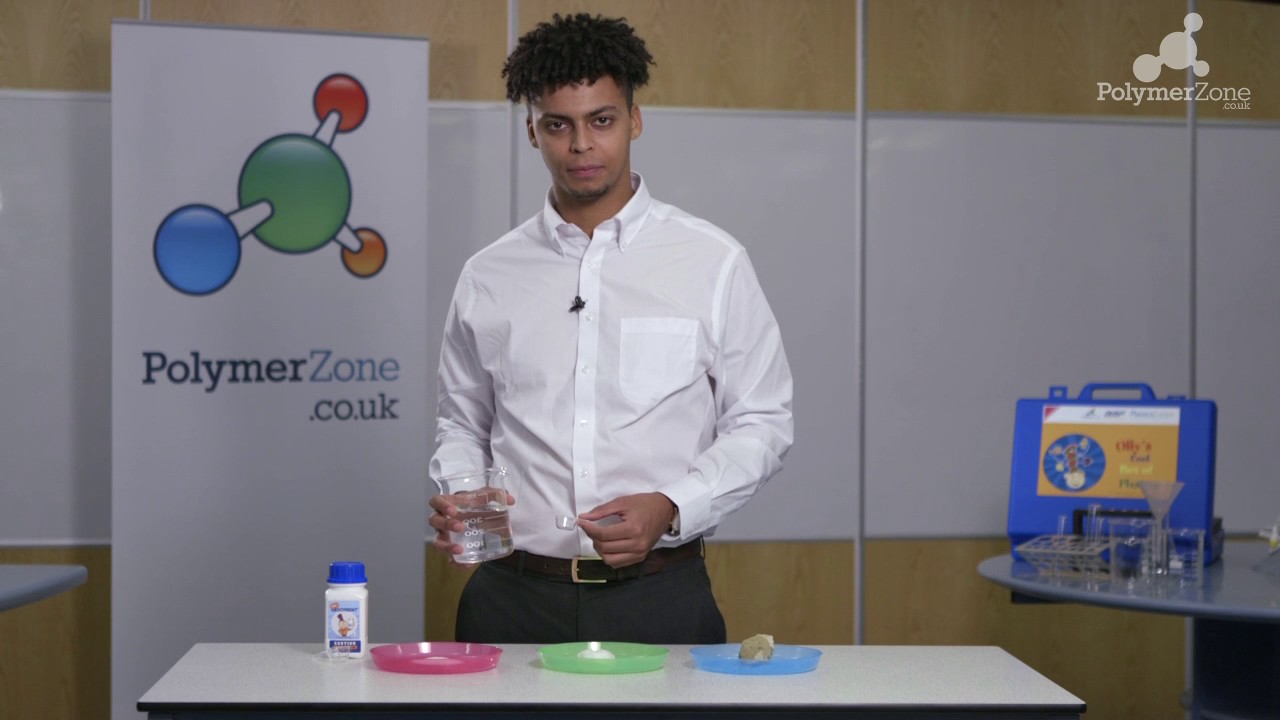 Soak up an amazing amount of water with this material!