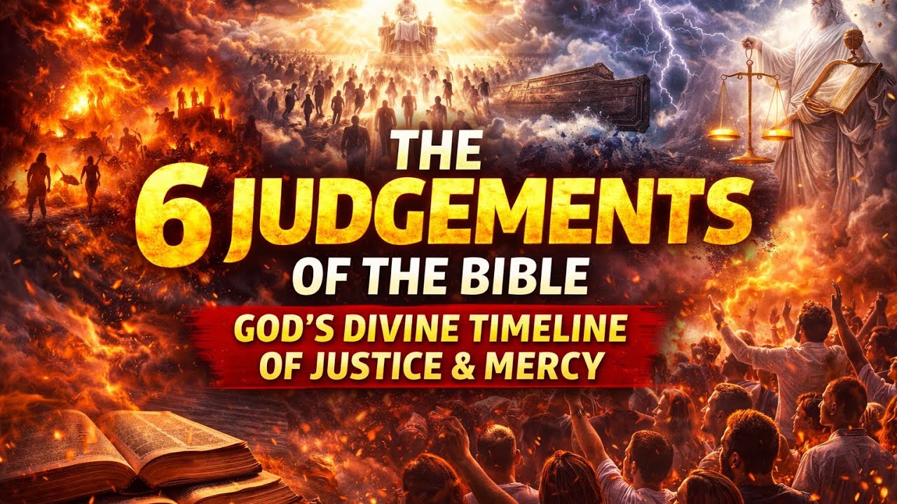 THE 6 JUDGEMENTS OF THE BIBLE | GOD'S DIVINE TIMELINE OF JUSTICE & MERCY