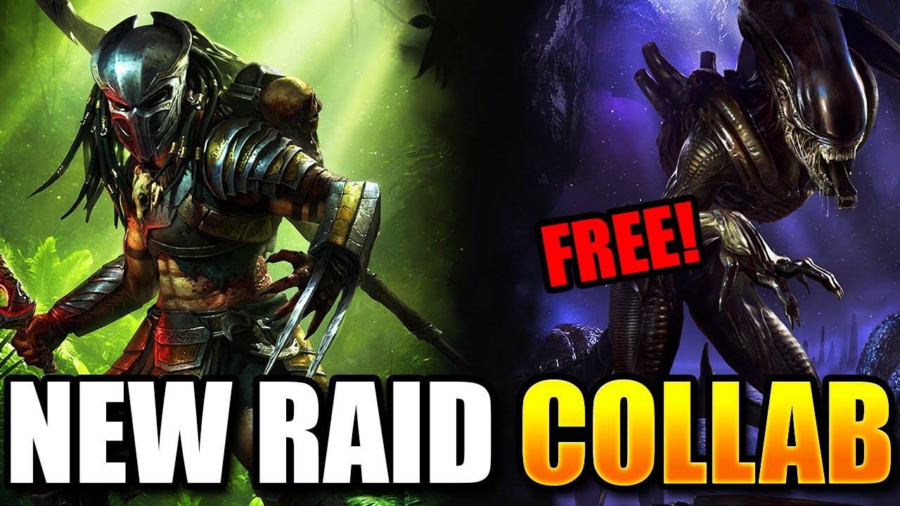 БЕСПЛАТНЫЕ CHAMP и PREDATOR В #RAIDxAlienAndPredator