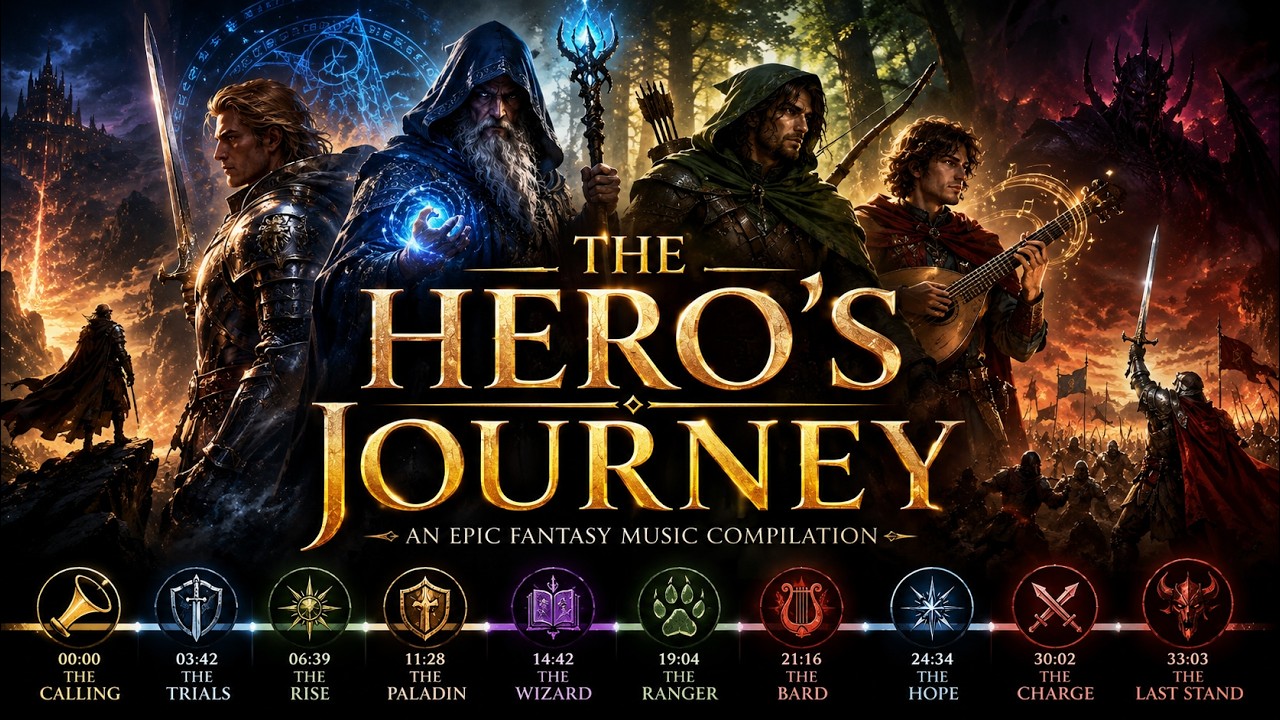 The Hero's Journey // Epic Gaming Music Compilation // Fantasy Theme Soundtrack