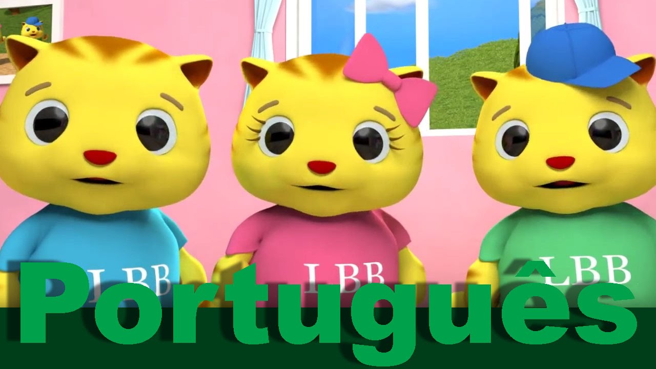 Três Gatinhos | canções infantis | LittleBabyBum