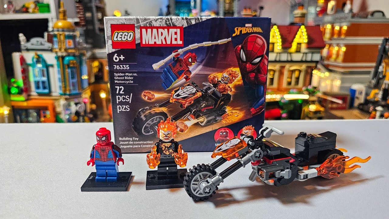 Новый набор Lego Marvel &laquo;Человек-паук против Призрачного всадника&raquo; просто идеален!