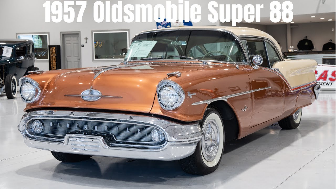 1957 Oldsmobile Super 88 walk-around. Available here at Burnyzz!