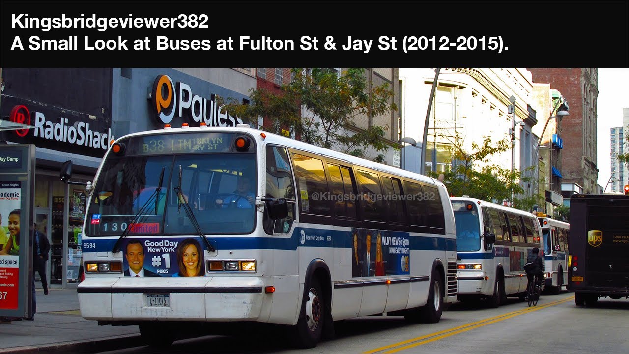MTA New York City Bus: Fulton Street & Jay Street (Routes B25, B26, B38, B52, B57, B61, B62, B65)