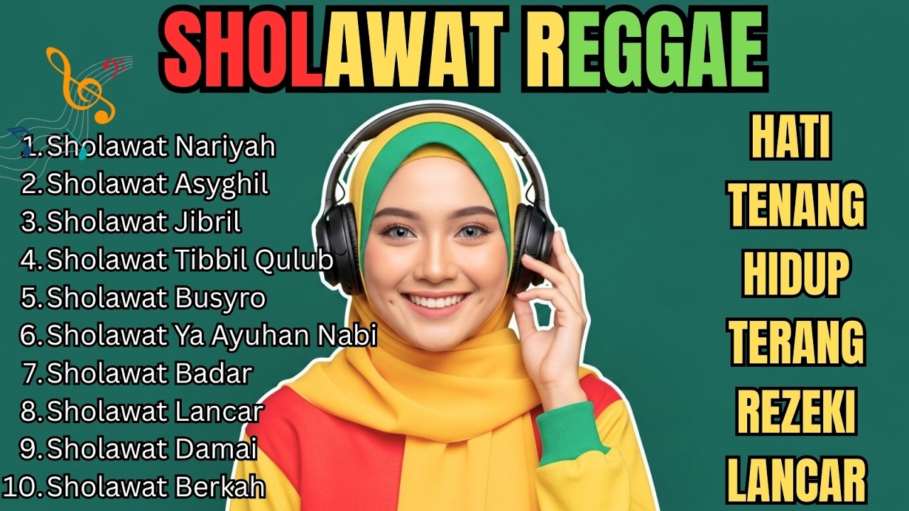 🎶 Sholawat Reggae Merdu Penenang Hati | Jiwa Jadi Tenang 😭✨