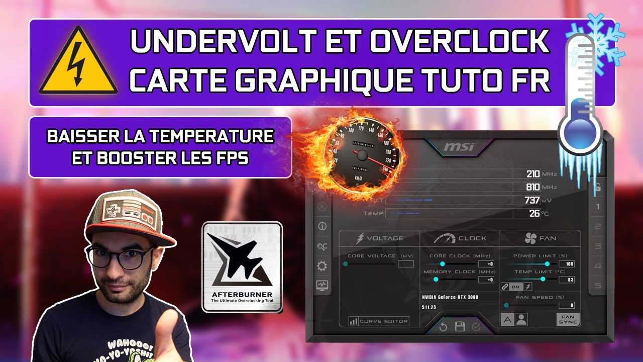 Comment UNDERVOLT et OVERCLOCK sa CARTE GRAPHIQUE - TUTO 2022
