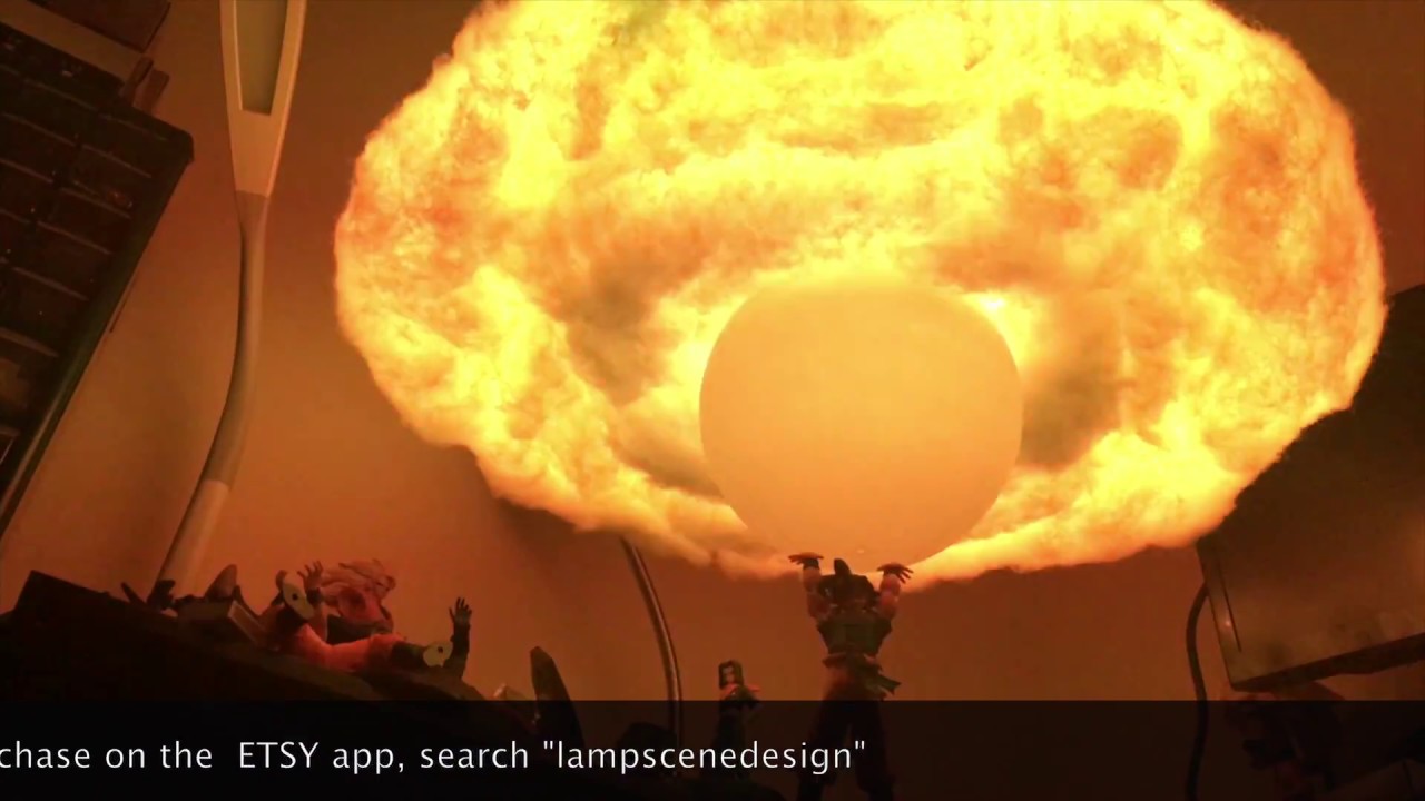 Dragon Ball Z DBZ Goku Spirit Bomb Cloud Hanging Lamp