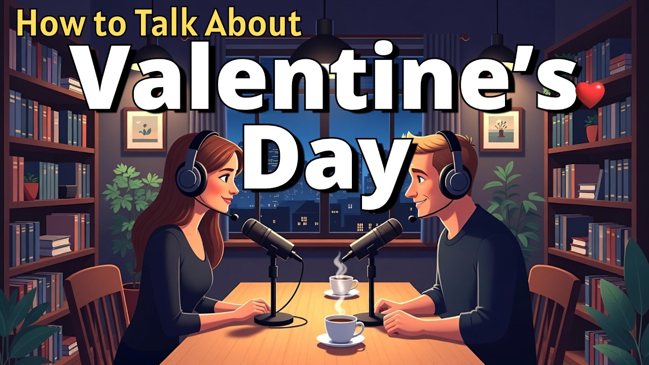 👉 Valentine’s Day English Conversation 💖 | Learn Real English for Beginners