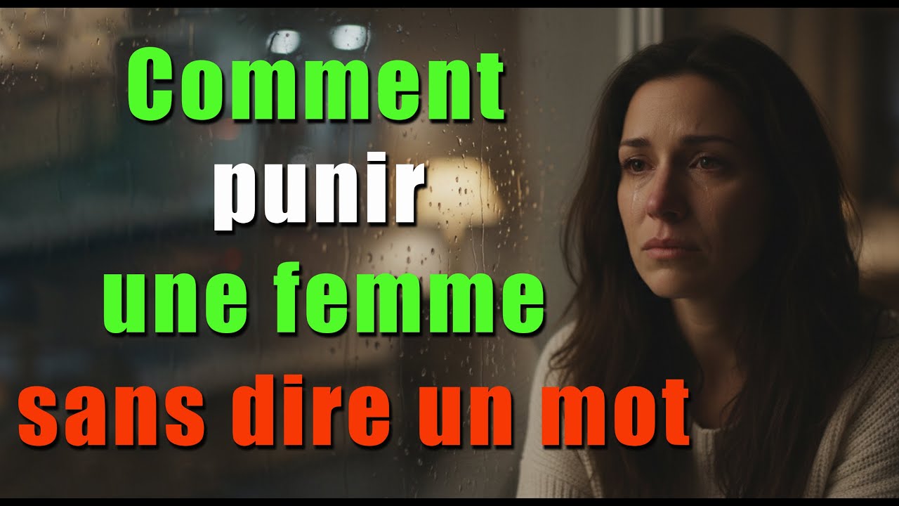 Comment un Homme de Grande Valeur Punit une Femme Sans Dire un Mot | Stoïcisme
