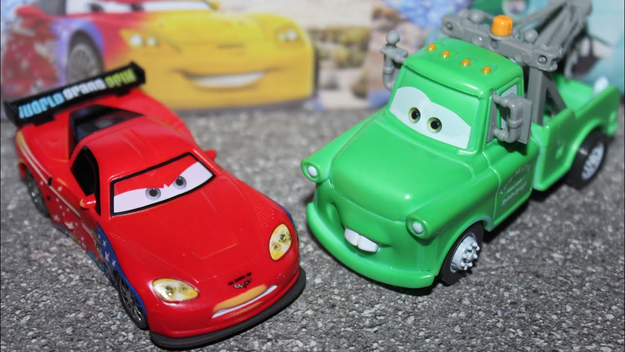 Mattel Disney Cars 2024 Color Changers Unboxing Jeff Gorvette & Brand New Mater (World Grand Prix)