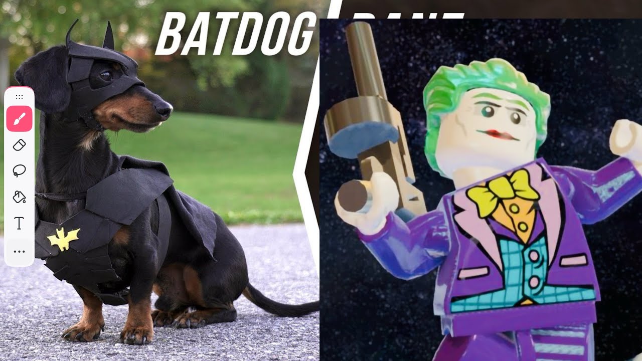 Batdog Vs The Joker ￼
