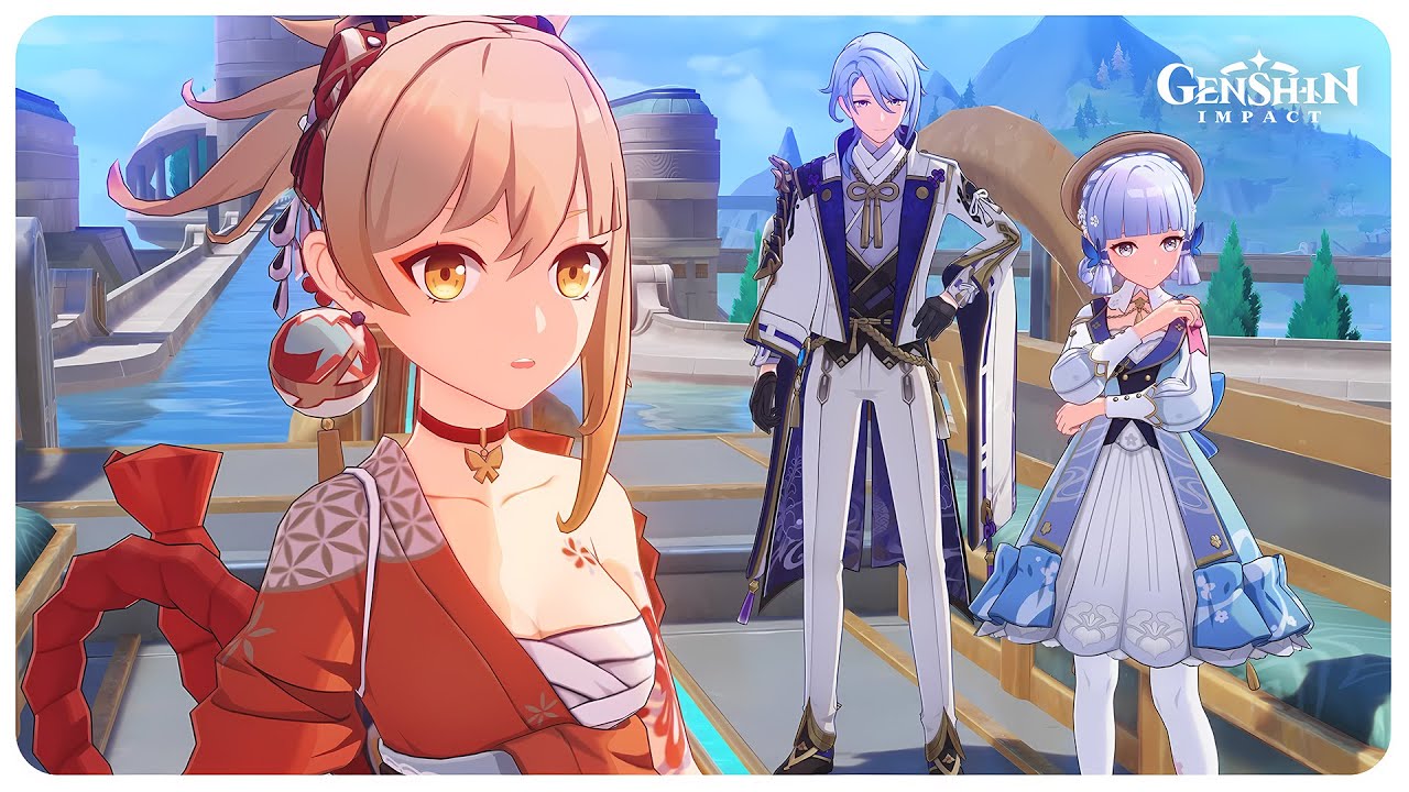 Ayaka and Yoimiya in FONTAINE! (Cutscene) Roses and Muskets | Genshin Impact 4.3