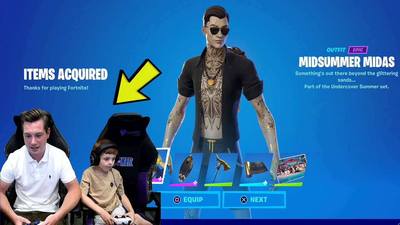TRUMAnn Gives His 7 Year Old Kid NEW GOLDEN SANDS MIDAS Bundle! (Unlocking GOLD MIDSUMMER Midas)