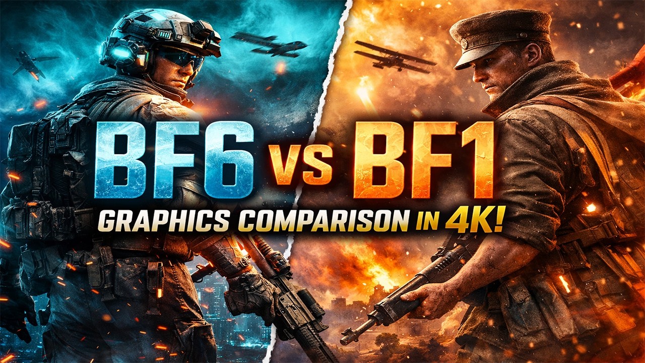 The Graphics Jump from Battlefield 1 to Battlefield 6 is INSANE