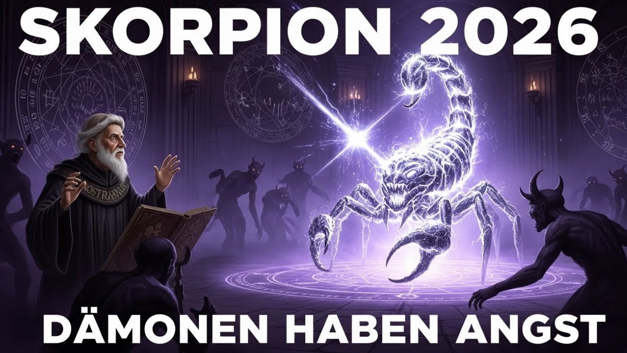 Skorpion 2026 – Nostradamus‘ düstere Warnung Warum die Hölle vor DIR zittert