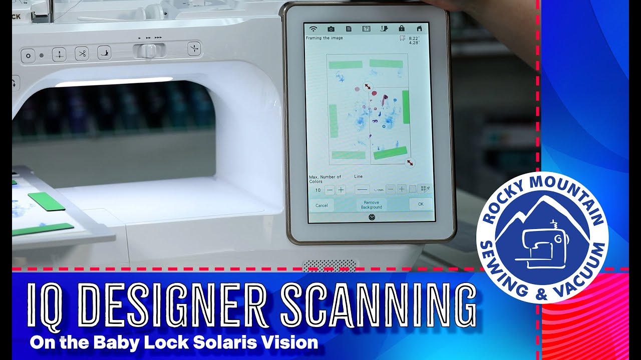 Playing with IQ Designer on the Baby Lock Solaris Vision