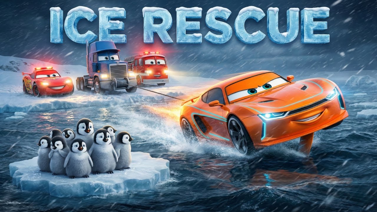 ❄️ Baby Penguins Trapped on Drifting Ice! 😱 | Episode 14 | Turbo Space Heroes | Kids Cartoons