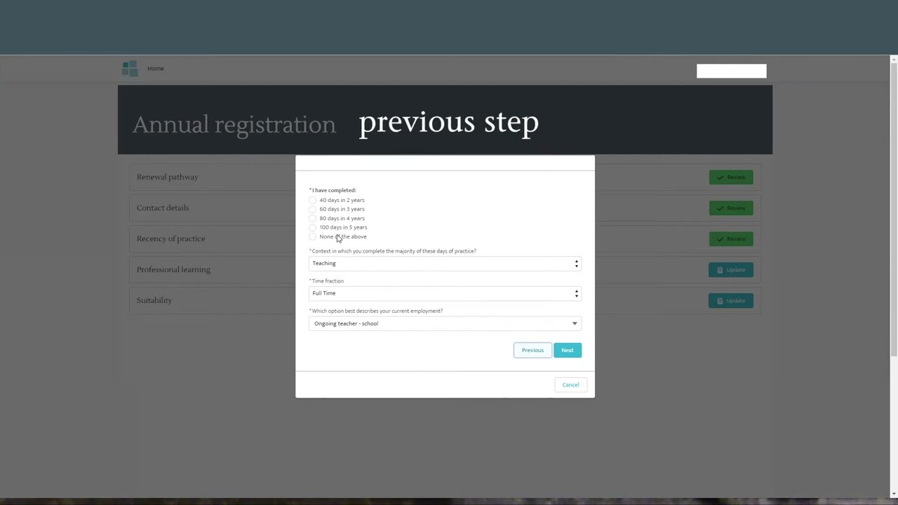 How to complete your annual registration tasks