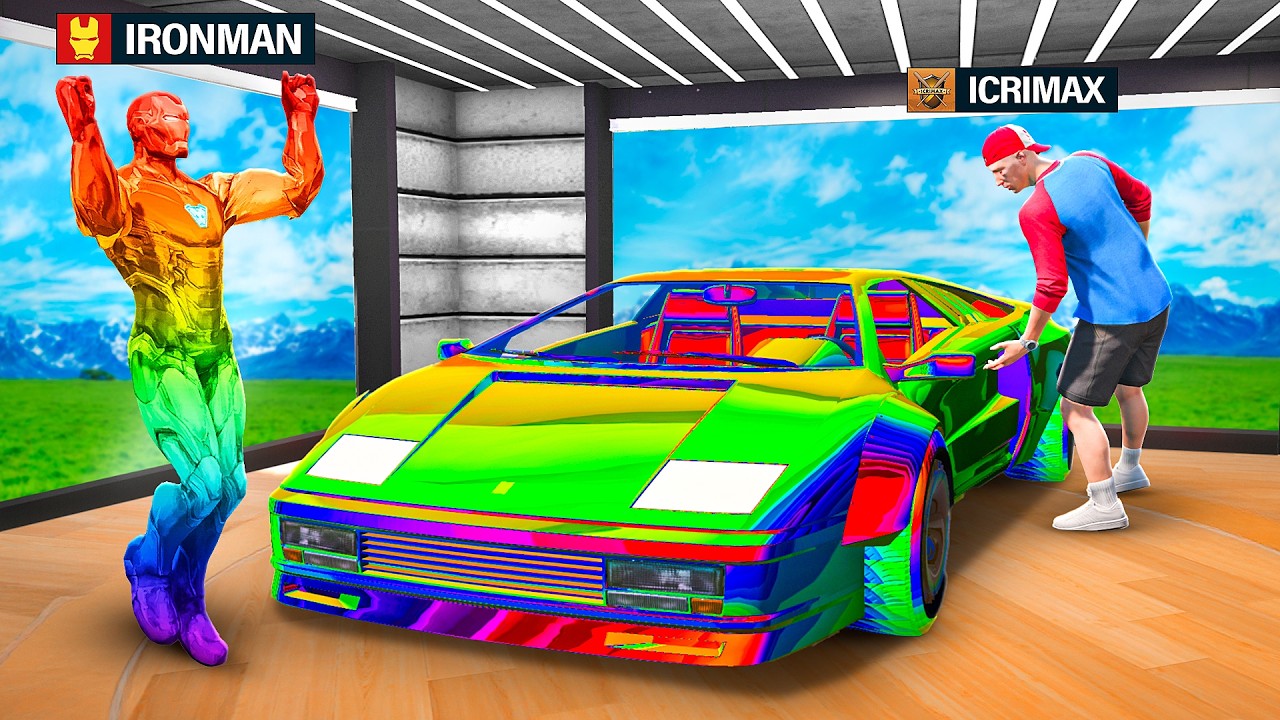 Ich KLAUE das TEUERSTE REGENBOGEN AUTO in GTA 5!