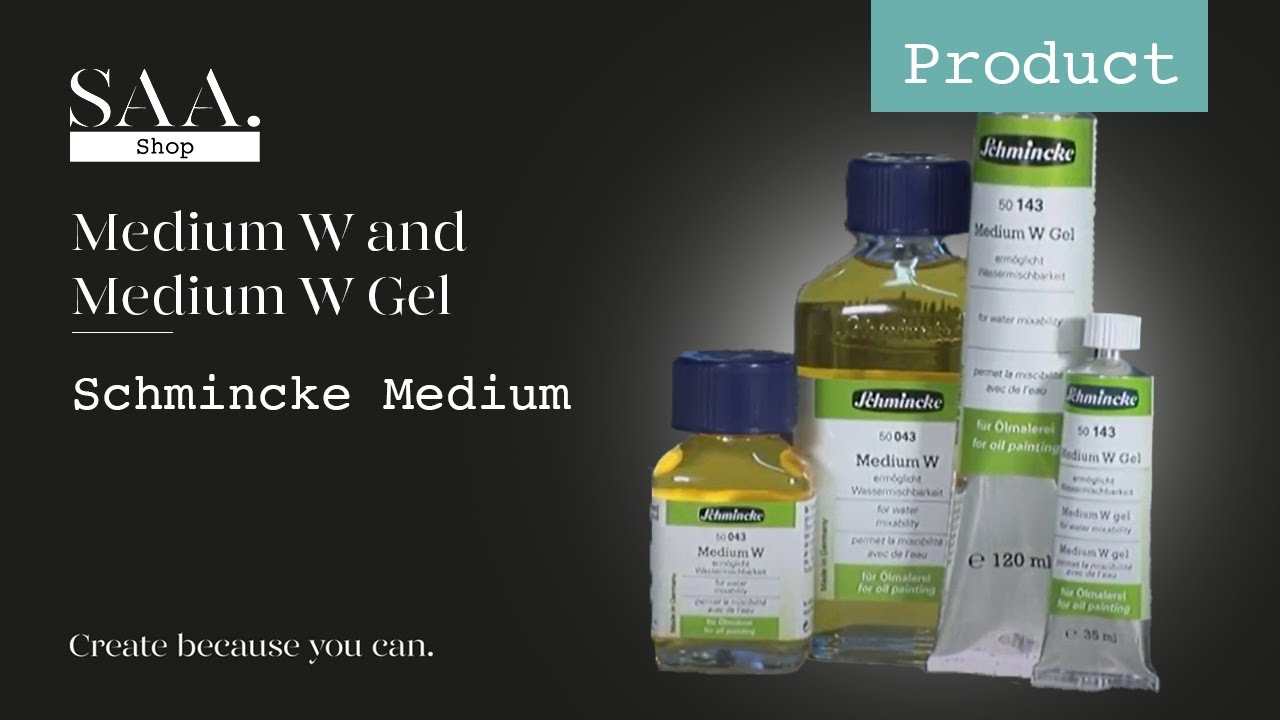 How to Use: Schmincke Medium W and Medium W Gel