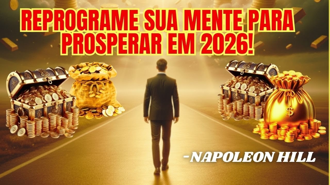 VEJA COMO REPROGRAMAR SUA MENTE PARA PROSPERAR EM 2026! -Napoleon Hill