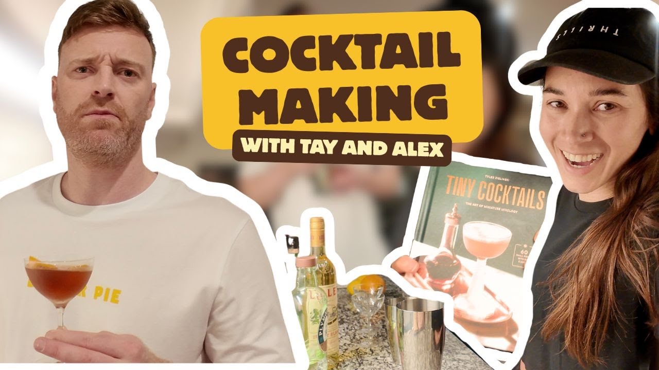Cocktail Making with Tay and Alex🥂 Recipes from the book: Tiny Cocktails