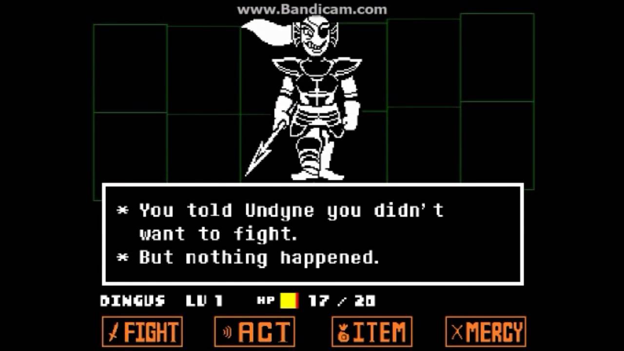 How to beat Undyne in pacifist Route
