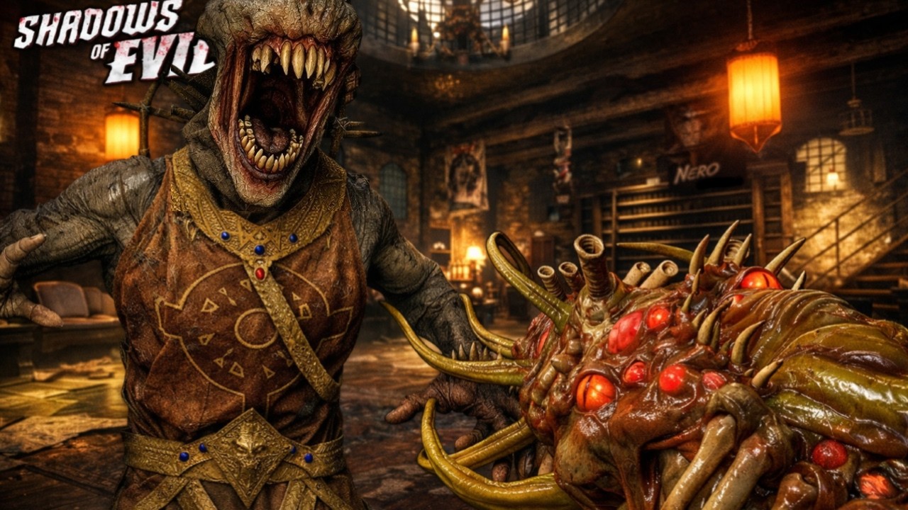 SHADOWS OF EVIL EASTER EGG EN SOLO VS SHADOWMAN USANDO UN MOD | BLACK OPS 3 ZOMBIES