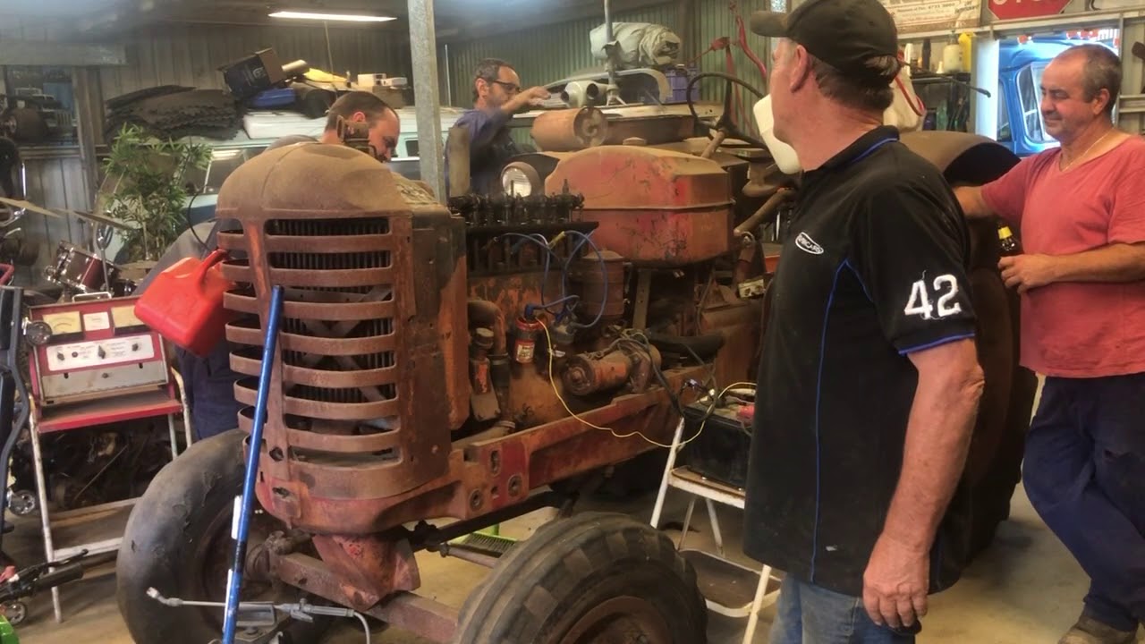 Massey Harris first start in 40 years? #oldtractors #masseyharris #willitstart