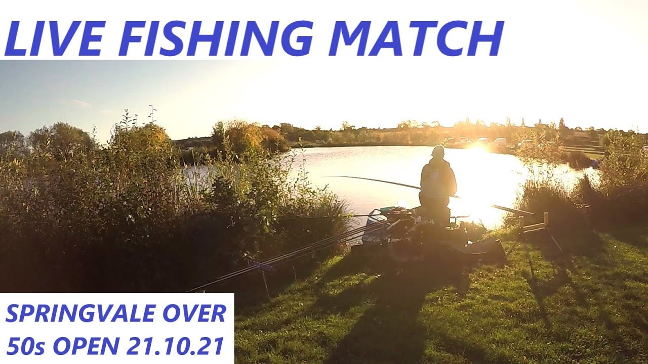 LIVE FISHING MATCH - Springvale Fishing Lakes - Over 50s Open - 21.10.21 - Duke Lake