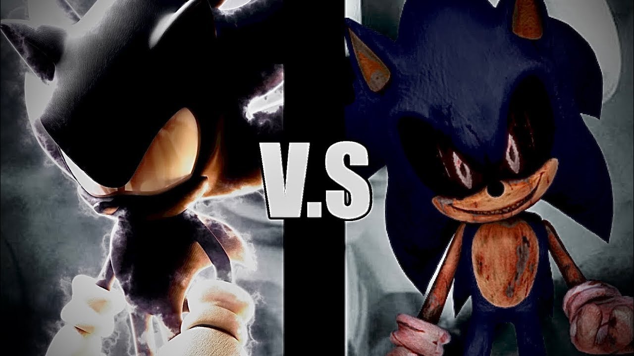 Super Smash Flash 2 - Dark Super Sonic vs Exetior